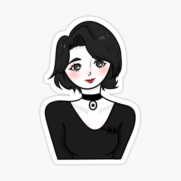 doomer girl - Doomer - Sticker