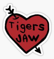 Tigers Jaw Heart Decal Sticker