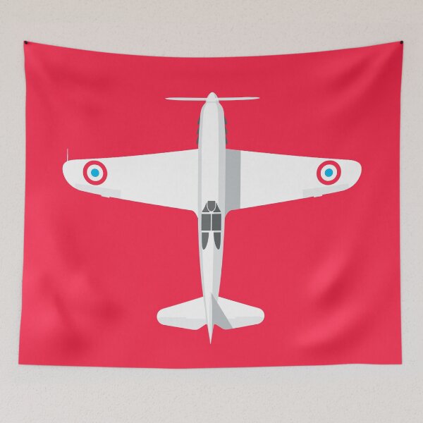 Item preview, D.520 French WWII Fighter Aircraft - Crimson designed and sold by VoodooCircus.