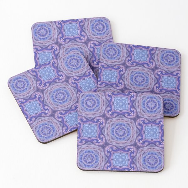 Item preview, Mosaic Tiles, Mexican Spanish Tiles, soft blue colors designed and sold by ZenArt-Fern.