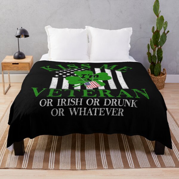Item preview, Kiss Me I'm A Veteran Or Irish Or Drunk Or Whatever Funny Patrick's Day designed and sold by Simeon Dorelus.