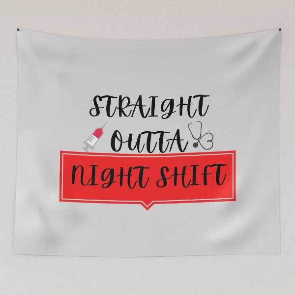 Artikelvorschau,  Straight Outta Night Shift entworfen und verkauft von JoeNg02.