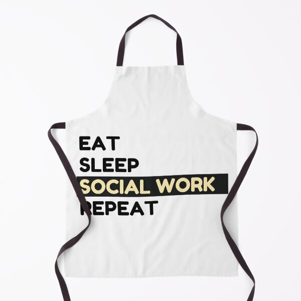 Item preview, EAT SLEEP SOCIAL WORK REPEAT designed and sold by Masmalinncheek.