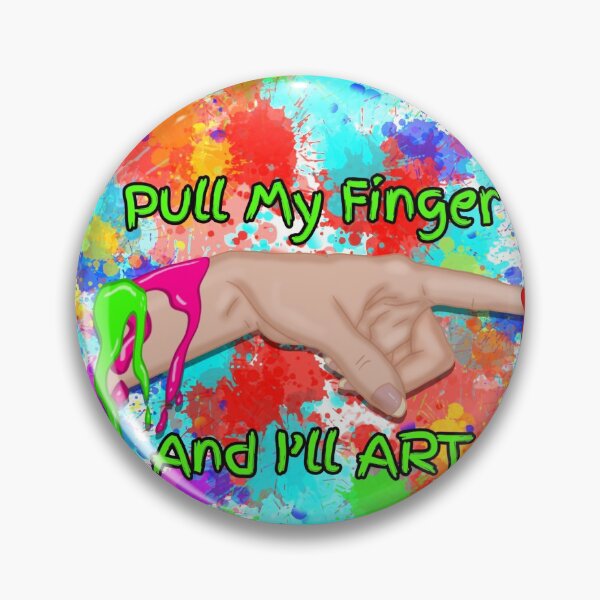 Item preview, Pull my finger and I’ll art designed and sold by Jeweliegwen.