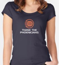 Thank the Phoenicians! Women's Fitted Scoop T-Shirt