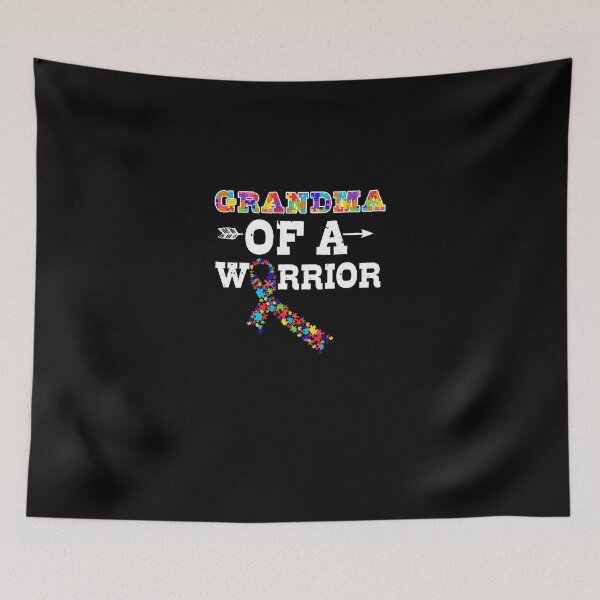 Item preview, Grandma Of A Warrior Autism Awareness Autistic Nana designed and sold by Alex Cuttell.