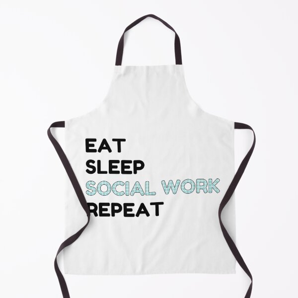 Item preview, EAT SLEEP SOCIAL WORK REPEAT - SOCIAL WORKER designed and sold by Masmalinncheek.