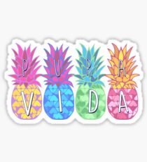 Pura Vida Pineapple Sticker