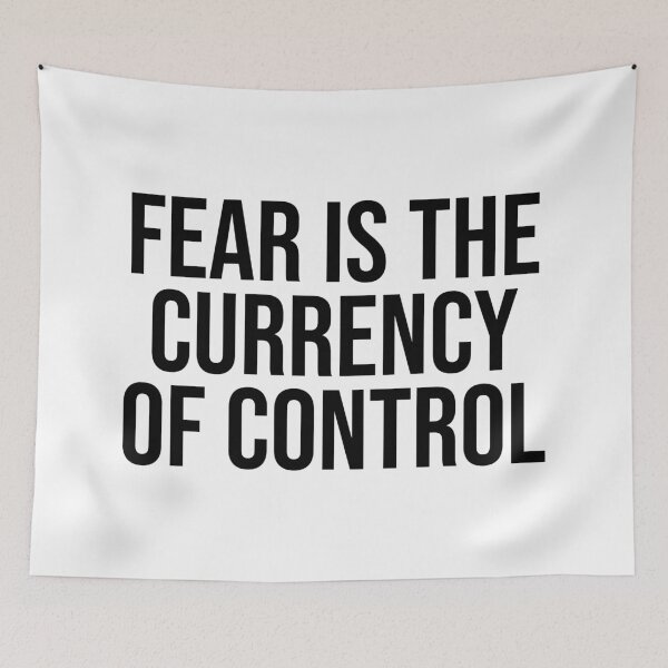 Item preview, Fear Is The Currency Of Control Liberty designed and sold by Sour Soul.