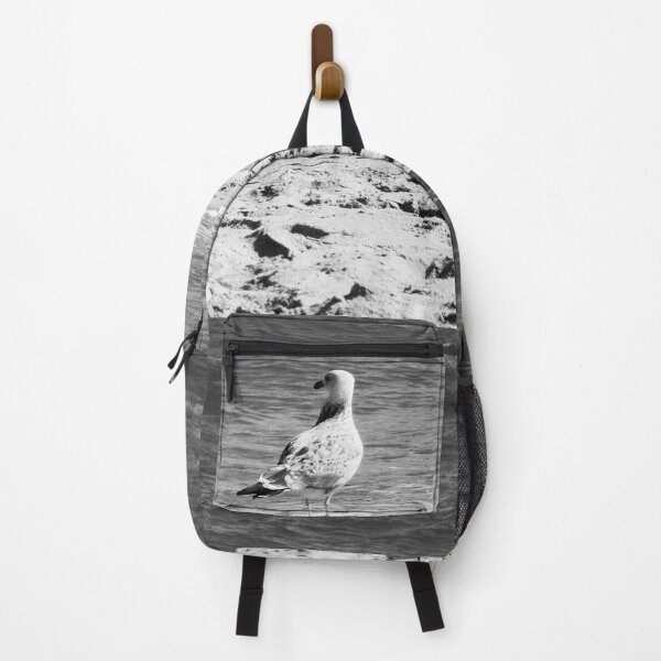 Item preview, Sea gull standing and looking thoughtfully at the sea, natural background designed and sold by helenkaiy.