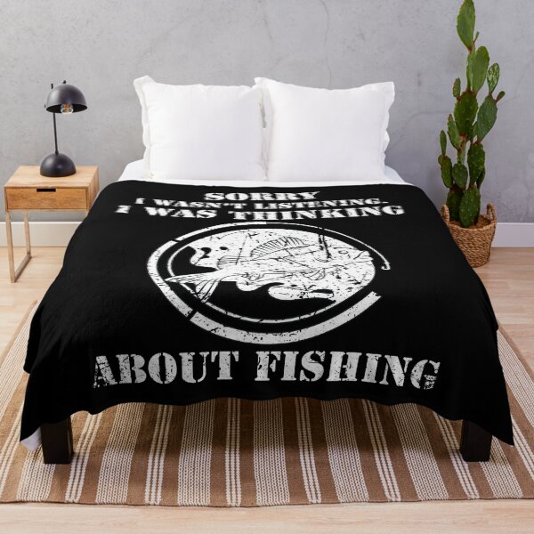 Item preview, Funny Fishing Lover Father Grandfather Sorry I Can't Talk I'm On Another Line designed and sold by 123428094.