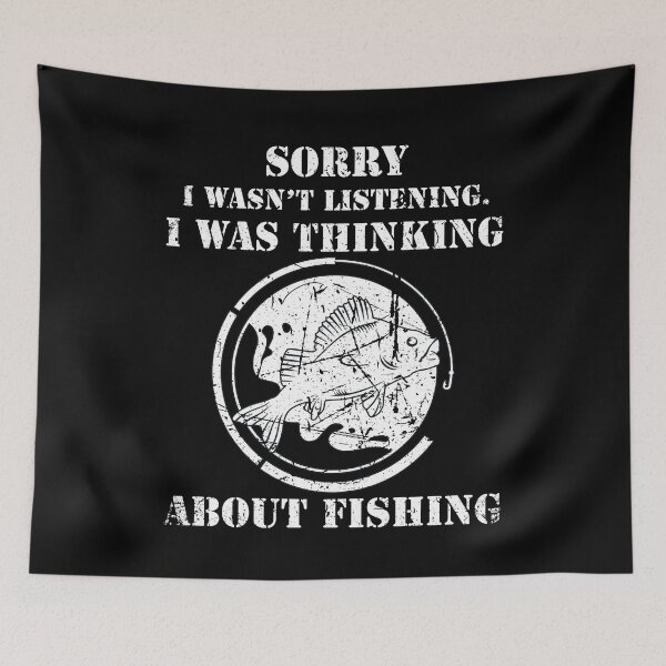 Item preview, Funny Fishing Lover Father Grandfather Sorry I Can't Talk I'm On Another Line designed and sold by 123428094.