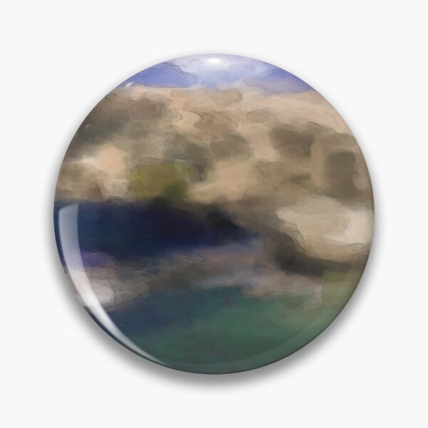 Item preview, Azure Window In Gozo Island Watercolor designed and sold by miraminerva09.