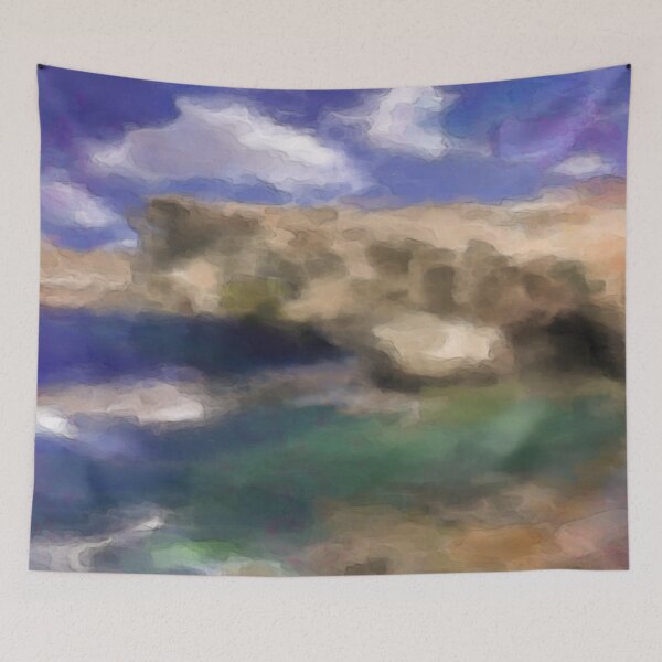 Item preview, Azure Window In Gozo Island Watercolor designed and sold by miraminerva09.