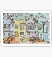 San Francisco Houses #3 Sticker
