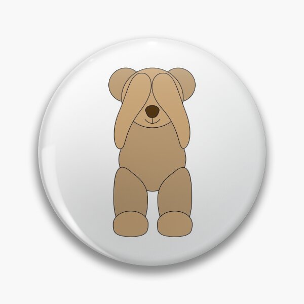Item preview, Old teddy bear not seeing designed and sold by EngineerGoC.