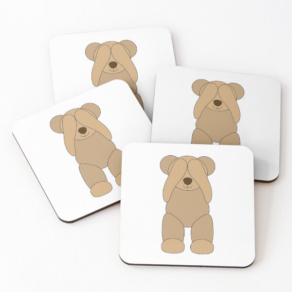 Item preview, Old teddy bear not seeing designed and sold by EngineerGoC.