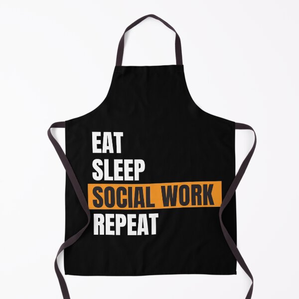 Item preview, EAT SLEEP SOCIAL WORK REPEAT - SOCIAL WORKER designed and sold by Masmalinncheek.