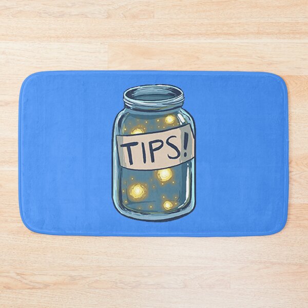 Item preview, Cheerful Waitress Waiter Rideshare Tips Mason Jar designed and sold by junebug042.