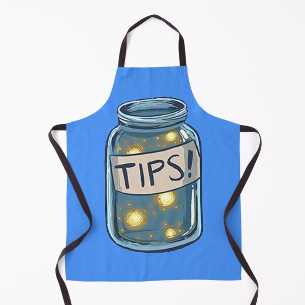 Item preview, Cheerful Waitress Waiter Rideshare Tips Mason Jar designed and sold by junebug042.