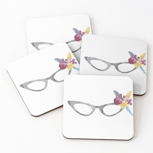 Item preview, Cat Eyeglasses With A Floral Bouquet designed and sold by Primroaddesigns.
