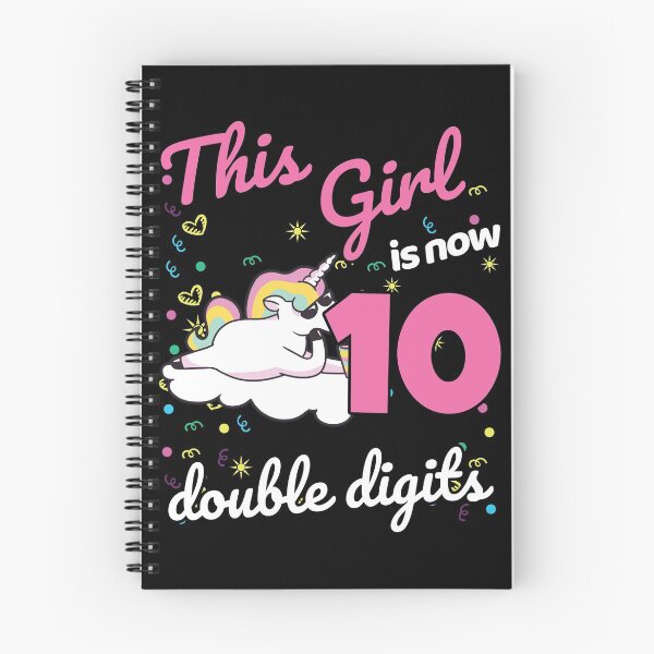 Item preview, 10th Birthday Gift Unicorn This Girl Is Now 10 Double Digits designed and sold by 123428094.