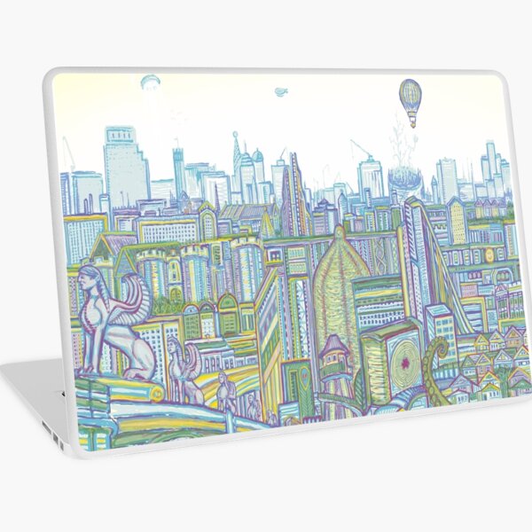 Megatropolis, Riddle District Laptop Skin