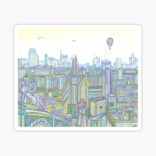 Megatropolis, Riddle District Sticker