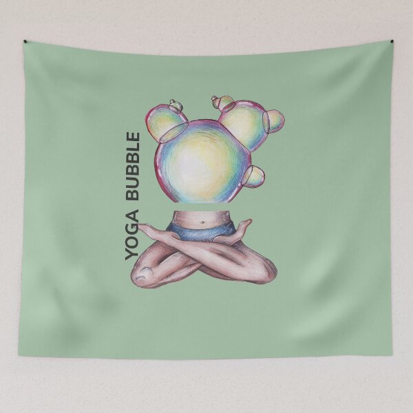 Item preview, YOGA BUBBLE by FrankenDuo rain spring green designed and sold by FrankenDuo.