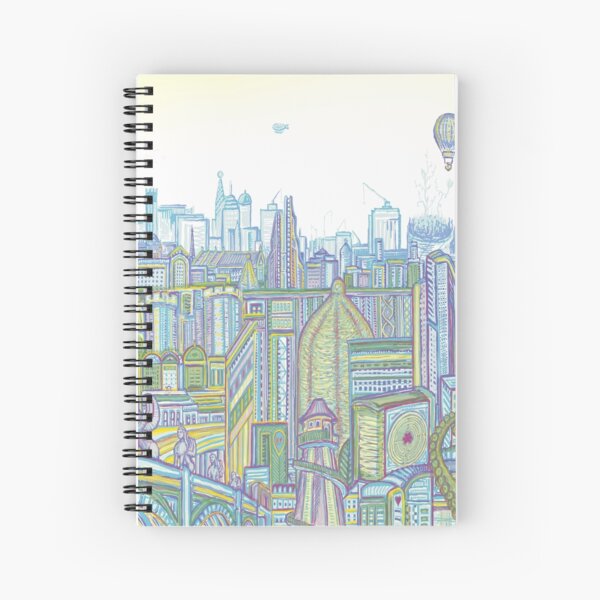 Megatropolis, Riddle District Spiral Notebook