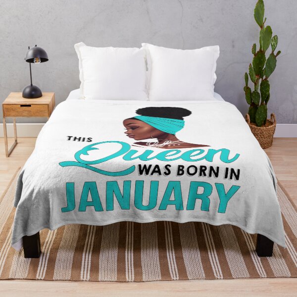 Item preview, This Queen Was Born In January Birthday for Black Women designed and sold by BibbsVincent.