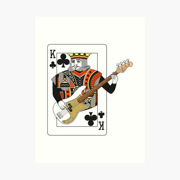 King Bass P Art Print