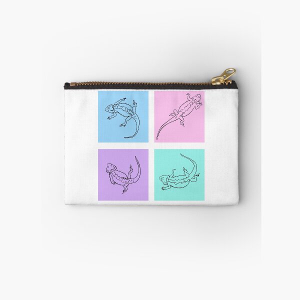 Item preview, Bearded Dragon Outline on Pastel Square designed and sold by PrileyRileyArt.