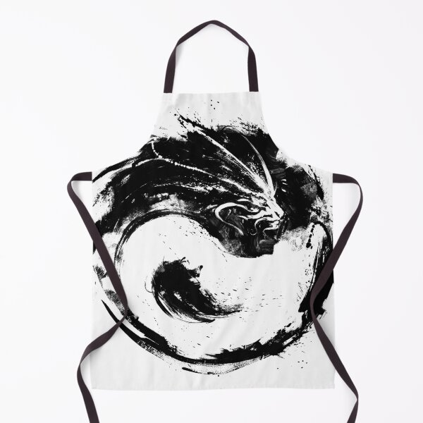Item preview, Yin and Yang Japanese Dragon Calligraphy designed and sold by Kibatsu.