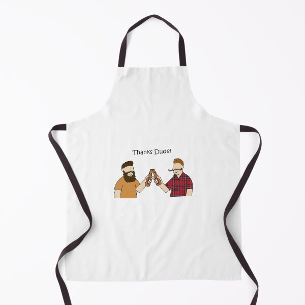 Item preview, Thanks Dude Hipster Bromance Cartoon designed and sold by KateTaylor.
