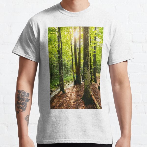 sunlight in summer forest Classic T-Shirt