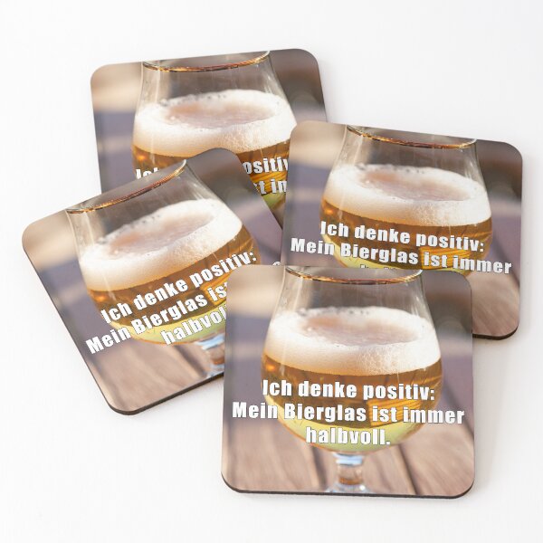 Item preview, I think positively: my beer glass is always half full. designed and sold by Ingo Gerlach.