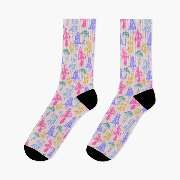 Item preview, Magic psychedelic mushrooms seamless pattern.  designed and sold by quantaarcana.