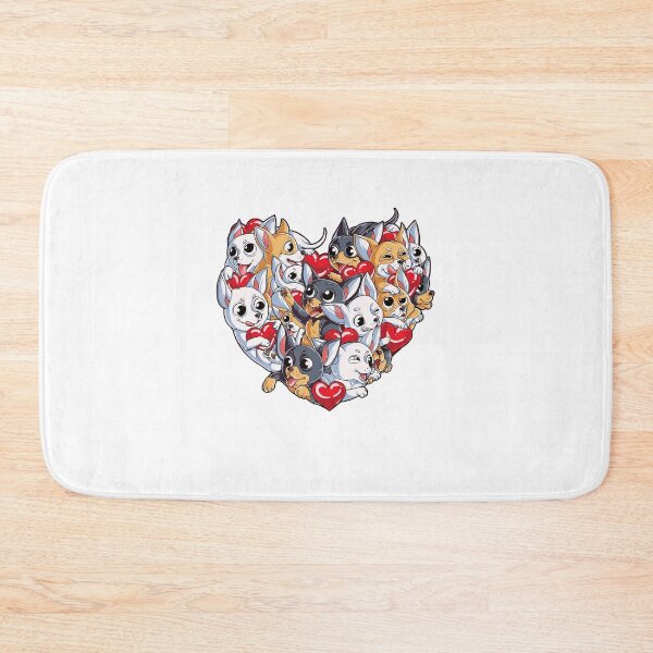 Item preview, Chihuahua Heart Valentines Shirt designed and sold by zedbubblez.