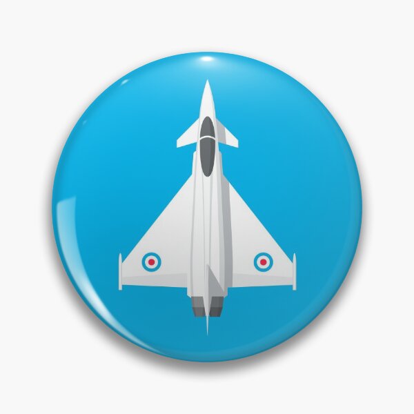 Item preview, Typhoon Jet Aircraft - Cyan designed and sold by VoodooCircus.