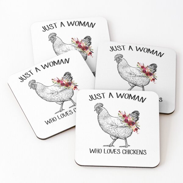Item preview, Just A Woman Who Loves Chickens designed and sold by ChelestonMiura.