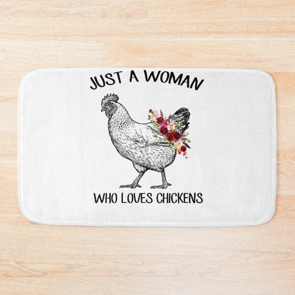 Item preview, Just A Woman Who Loves Chickens designed and sold by ChelestonMiura.