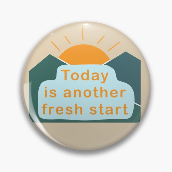Item preview, Today is another fresh start designed and sold by CricketDoodles.