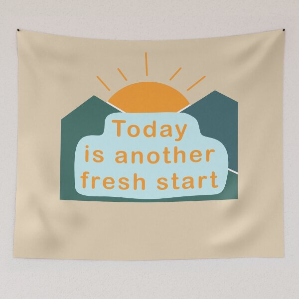 Item preview, Today is another fresh start designed and sold by CricketDoodles.