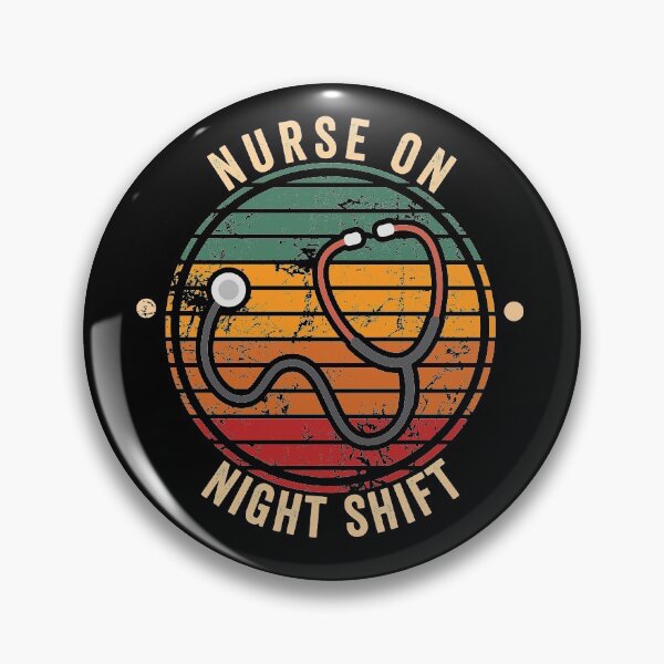 Item preview, Vintage nurse on night shift designed and sold by noahs-shop.