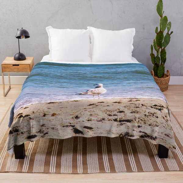 Item preview, Sea gull standing and looking thoughtfully at the sea, natural background designed and sold by helenkaiy.