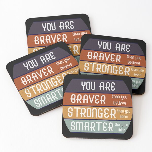 Item preview, You Are Braver Stronger Smarter designed and sold by VintagePrada.
