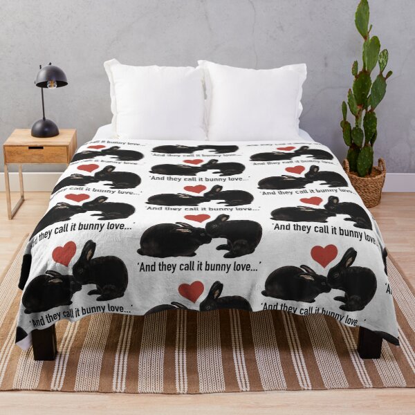 Item preview, ‘And they call it bunny love...’ designed and sold by artbysarahallen.