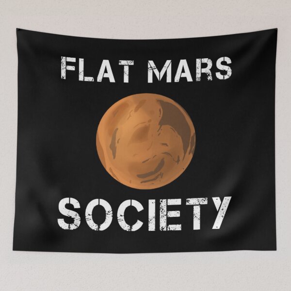 Item preview, Flat Mars Society designed and sold by BibbsVincent.