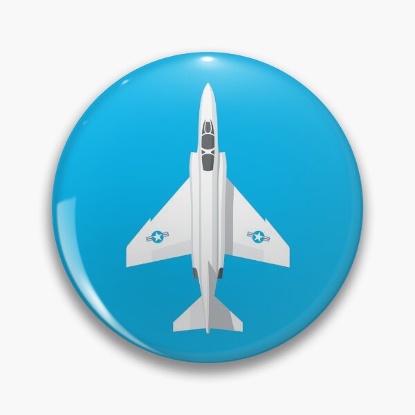 Item preview, F-4 Jet Fighter Aircraft - Cyan designed and sold by VoodooCircus.